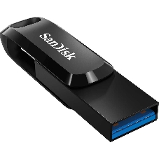 Флешка USB SanDisk DDC3 Ultra Dual Go (SDDDC3-064G-G46), 64Gb, USB 3.1/USB Type-C, R/W 150/30, черный