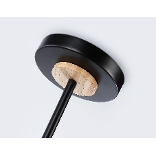 Светильник Ambrella light TR8244/2 BK/LWD черный/светлое дерево E27/2 max 40W 590*165*220