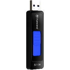 Флешка USB Transcend JetFlash 760 (TS64GJF760), 64Gb, USB 3.0, R/W 130/40, черный/синий