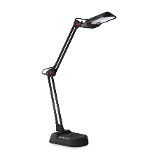 Лампа настольная Camelion KD-017A С0211W черный в к-те база+струбцина