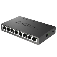 Коммутатор D-Link DGS-1008D/R1A, 8×1 Гбит/с, неуправляемый