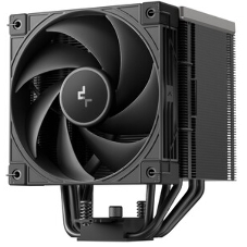 Кулер для процессора DEEPCOOL AK500 G2 LGA1851/1700/1200/115X/AM5/AM4 (9шт/кор, TDP 240W, PWM, Fan 120мм, 5 тепл. трубок, Copper Base, Wood-grain top cover, черный) RET (R-AK500G2-BKNNMN-GJD)