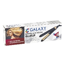 Выпрямитель для волос Galaxy Line GL 4519 черный/золотистый, 24 мм, 180 °C, 1 режим