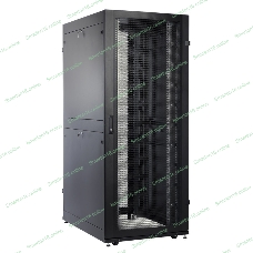 Шкаф серверный ЦМО ШТК-СП-42.8.12-48АА-9005 42U 800x1200 мм пер. дв. перфор. задн. дв. перфор. 2-хст. 2 бок. пан. 1350 кг черный