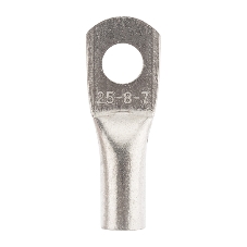 Наконечник медный луженый Rexant ТМЛ 25–8–7 (25мм² - Ø8мм) ГОСТ 7386-80 (в упак. 10 шт.)