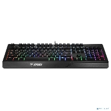 Клавиатура проводная MSI VIGOR GK20 RU черный USB Multimedia for gamer LED (подставка для запястий)