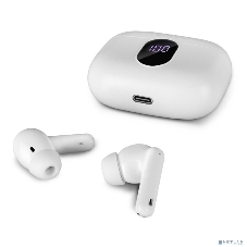 Наушники TWS SVEN E-310B белый, внутриканальные, Bluetooth, сенсорное управление, до 4 ч