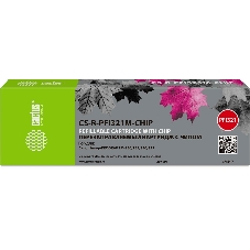 Картридж струйный Cactus CS-R-PFI321M-CHIP PFI-321 пурпурный (260мл) для Canon imagePROGRAF TM-200/200MFP/205/300/300MFP/305/250/255/350/355 с чипом
