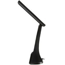 Настольный светильник Ultraflash UF-821 C02 черный (Led, светильник настольный, 7Вт, дисплей, смена цвет.темп, кожа)