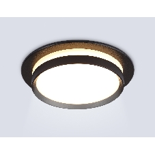 Светильник Ambrella light TN5215 BK черный GX53 max 15W D105*40