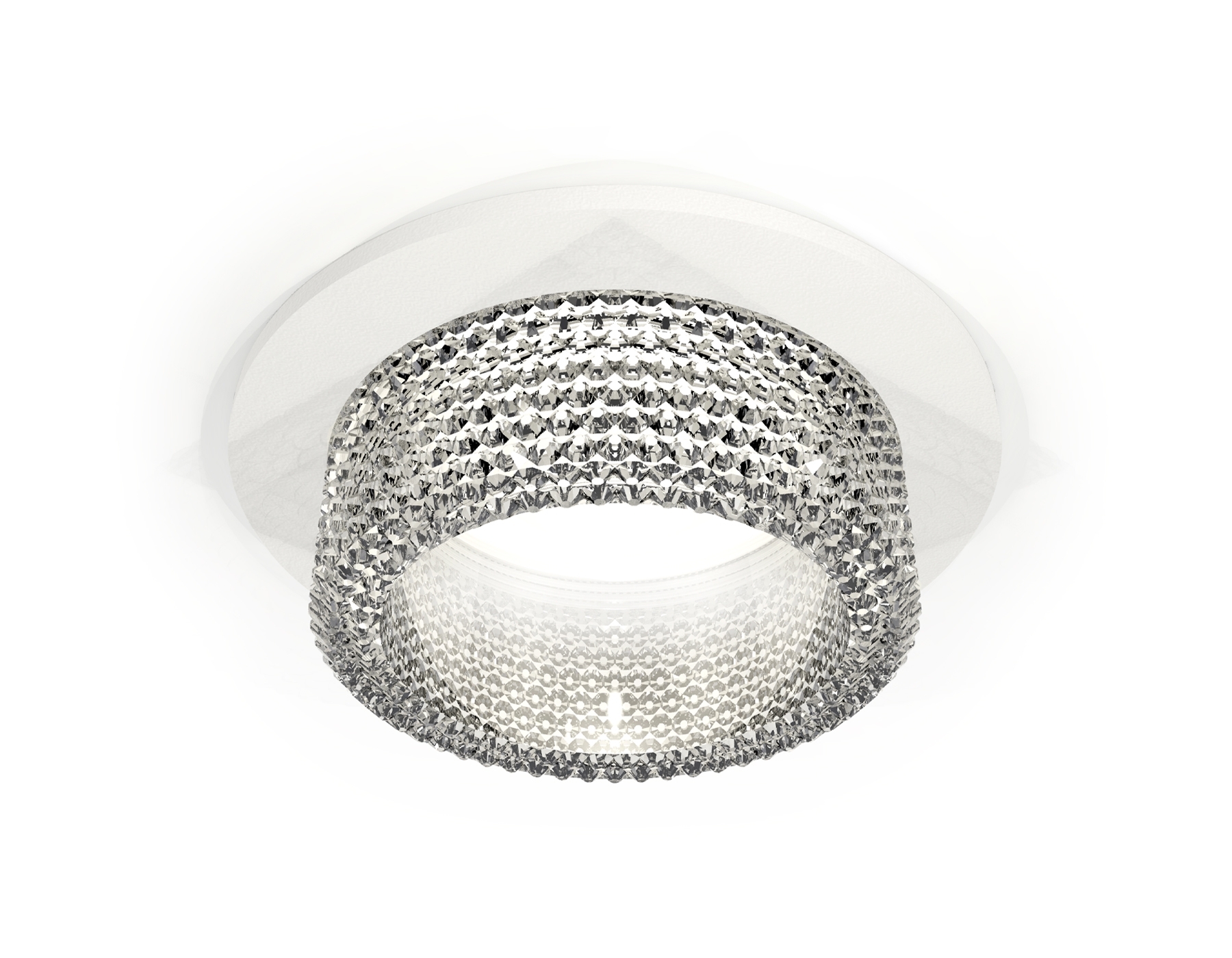 Комплект встраиваемого светильника Ambrella light XC6512040 SWH/CL белый песок/прозрачный MR16 GU5.3 (C6512, N6150)