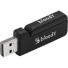 Гарнитура Bloody GR370 белый, беспроводная + проводная, Bluetooth, до 45 ч, подсветка
