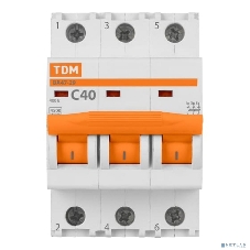 Выключатель автоматический трехполюсный ВА47-29 40А C 4,5кА | SQ0206-0113 | TDM