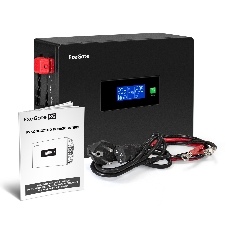 Комплект Источник бесперебойного питания EX295993RUS + батарея 75Aч EX282983RUS 1шт (инвертор, синус, для котла, PF=1, настенный) ExeGate IdealSine SR-1000.LCD.2SH  <1000VA/1000W, чистая синусоида, цветной LCD-дисплей, 2*Schuko, крепление настенное, Black> + батарея ExeGate DT 1275 (12В, 75Ач) 1шт