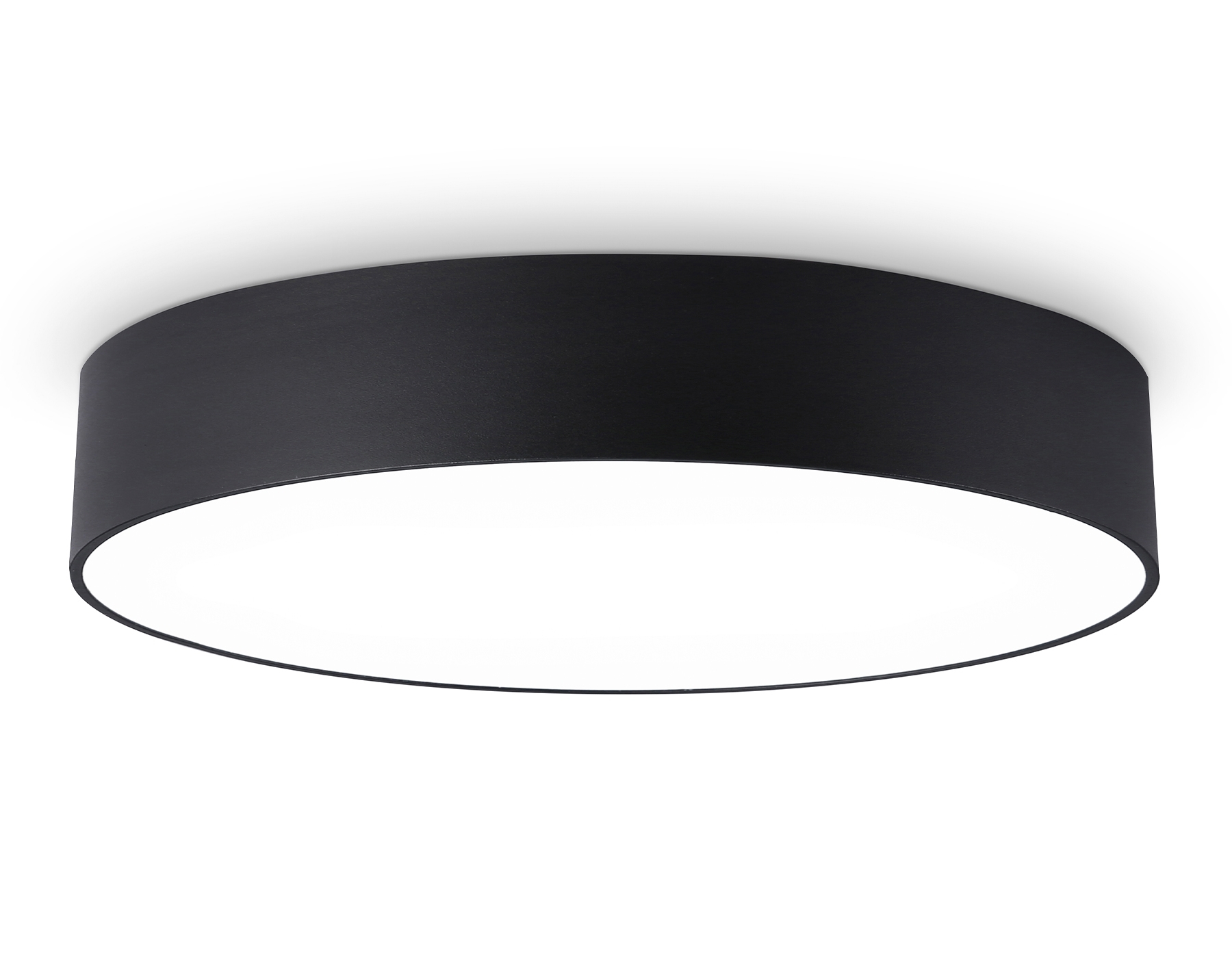 Потолочный светодиодный светильник Ambrella light FV5534 BK черный LED 60W 4200K D500*58 (Без ПДУ)