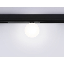 Управляемый светодиодный светильник для шинопровода Magnetic Ambrella light GL1371 BK черный IP20 10W 3000K-6400K 220V 120° D120/232*120*167 (Без ПДУ)