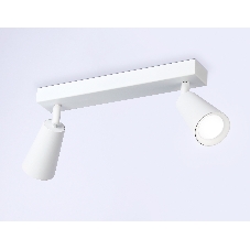 Накладной поворотный спот Ambrella light TA13145/2 WH белый GU10/2 max 12W 295*60*130