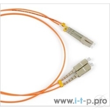 Патч-корд Hyperline FC-50-LC-SC-PC-3M Патч-корд волоконно-оптический (шнур) MM 50/125, LC-SC, duplex, LSZH, 3 м