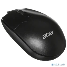 Мышь проводная Acer OMW126 черный, 1200 dpi, USB, кнопки - 3