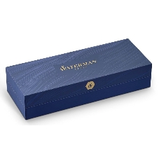 Ручка шариковая Waterman Hemisphere (CWS0920770) Matte Black GT M, синие чернила, подарочная коробка