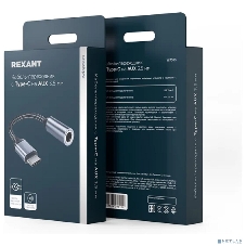 Кабель-переходник Rexant c USB-C на AUX 3,5 мм