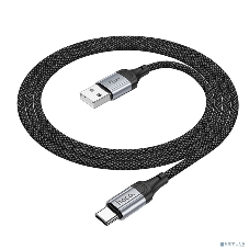 Кабель USB2.0 Hoco AM/Type-C, 3А, X102, 1м, черный, коробка