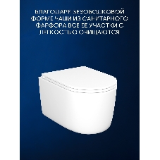 Инсталляция с унитазом комплект BAU PRO 6 в 1: унитаз подвесной безободковый торнадо Bau Hotel 53х36, быстросъемное сиденье микролифт, кнопка смыва BAU Dream, серый матовый