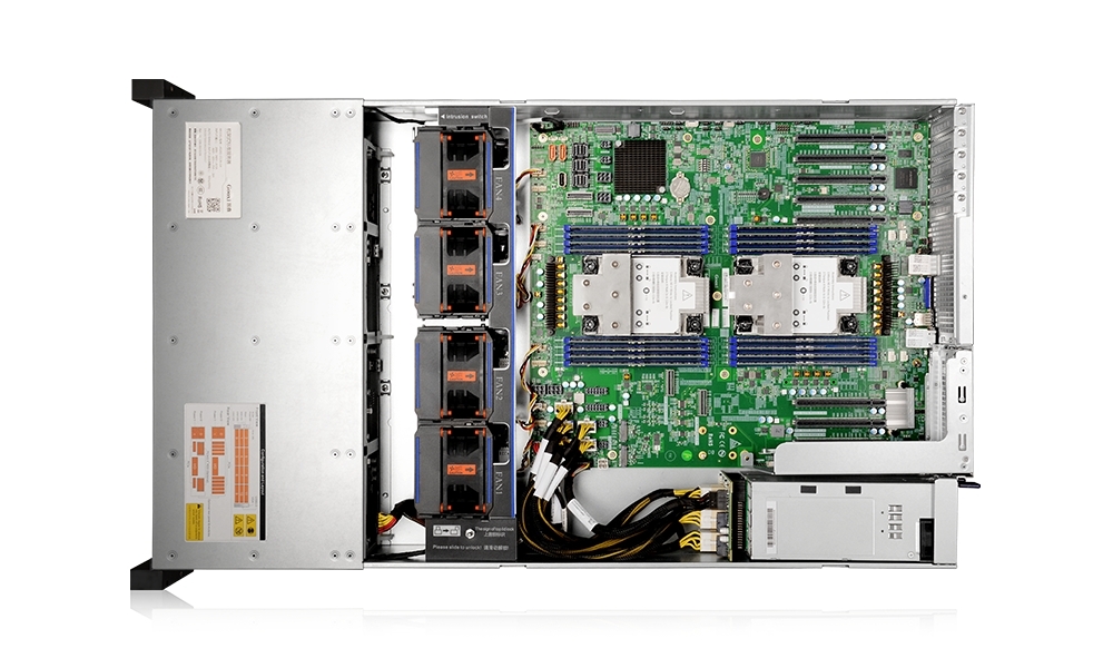 Серверная платформа Gooxi AS201-D12RE-G4 2u 12bay server platform with expander bp, based on rapid sapphire TDP=350w raid card: 9460-8i+BBU