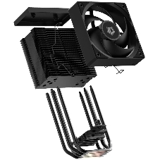 Кулер Cooler ID-Cooling SE-904-XT BLACK LGA1851/1700/1200/115X/AM5/AM4 (TDP 180W, PWM, 4 тепл.трубки прямого контакта, FAN 100мм) RET
