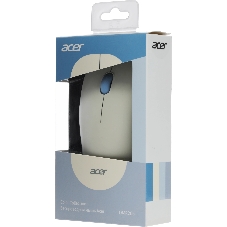 Мышь беспроводная Acer OMR205 белый/голубой, 1200 dpi, радиоканал, USB, кнопки - 3