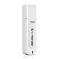 Флешка USB Transcend JetFlash 370 (TS64GJF370), 64Gb, USB 2.0, R/W 25/10, белый