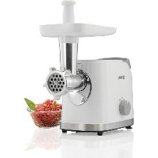 Мясорубка электрическая Gorenje MG1802SJW белый, 1800 Вт, 2.1 кг/мин, реверс, защита от перегрузки, насадки - 4
