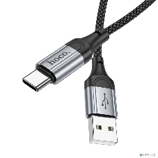Кабель USB2.0 Hoco AM/Type-C, 3А, X102, 1м, черный, коробка