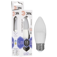 Лампа светодиодная ЭРА STD LED B35-11W-860-E27 11 Вт свеча холодный дневной свет
