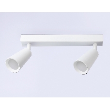 Накладной поворотный спот Ambrella light TA13145/2 WH белый GU10/2 max 12W 295*60*130