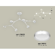 Светильник Ambrella light XB9055150/6 SWH белый песок GX53 (C9055, N8112)