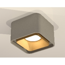 Светильник Ambrella Light XS7834004 SGR/SGD серый песок/золото песок MR16 GU5.3 (C7834, N7704)