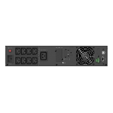 Источник бесперебойного питания CBR PLS-3KRT-8I-LCHERSC / 3000ВА / 2700Вт / 9 x C13,HID-USB, RS232, EPO, SNMP slot
