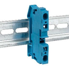 Колодка клеммная JXB-ST-6 57А самозажимная син. EKF plc-jxb-st-6-blue