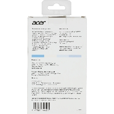 Мышь беспроводная Acer OMR205 белый/голубой, 1200 dpi, радиоканал, USB, кнопки - 3