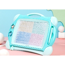Доска для рисования Deli 50302BLUE магнитные прямоугольная 32.5х25.4мм синий