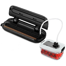 Вакуумный упаковщик Kitfort КТ-1550 ручной 110Вт 0.65Бар шир.пак.:30см черный