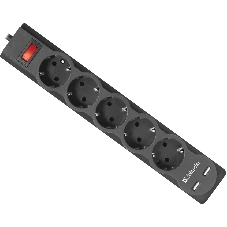 Сетевой фильтр Defender 3M DFS 753 5OUTL.