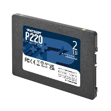 Накопитель SSD Patriot P220, 2Tb, SATA III, 2.5