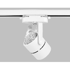 Трековый однофазный светильник со сменной лампой Ambrella light GL5101 WH белый GU10 max 12W