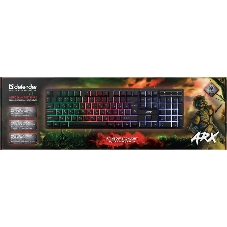 Клавиатура проводная Defender Arx GK-196L RU, USB, черный