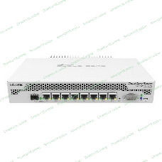 Маршрутизатор Mikrotik CCR1009-7G-1C-PC with Tilera Tile-Gx9 CPU (9-cores, 1Ghz per core), 1Gb RAM, 7xGbit LAN, 1x Combo port (1xGbit LAN or SFP), RouterOS L6, passive cooling desktop enclosure, rackmount ears, PSU