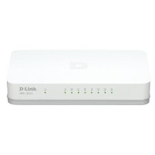 Коммутатор D-Link DGS-1008A, 8×1 Гбит/с, неуправляемый