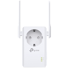 Сетевой адаптер TP-Link SOHO TL-WA860RE 300Mbps Wireless N Wall Plugged Range Extender with AC Passthrough, QCA(Atheros), 2T2R, 2.4GHz, 802.11b/g/n, 1 10/100Mbps LAN port, Range Extender button, Range Extender mode, suppo поставляется без кабеля RJ-45