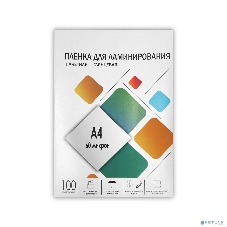 Пленка для ламинирования Heleos 60мкм A4 (100шт) глянцевая216x303мм LPA4-60